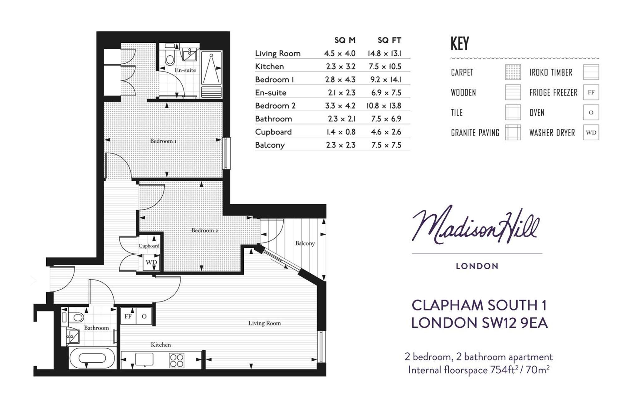 Madison Hill - Clapham South 1 - Two Bedroom Flat Londres Exterior foto